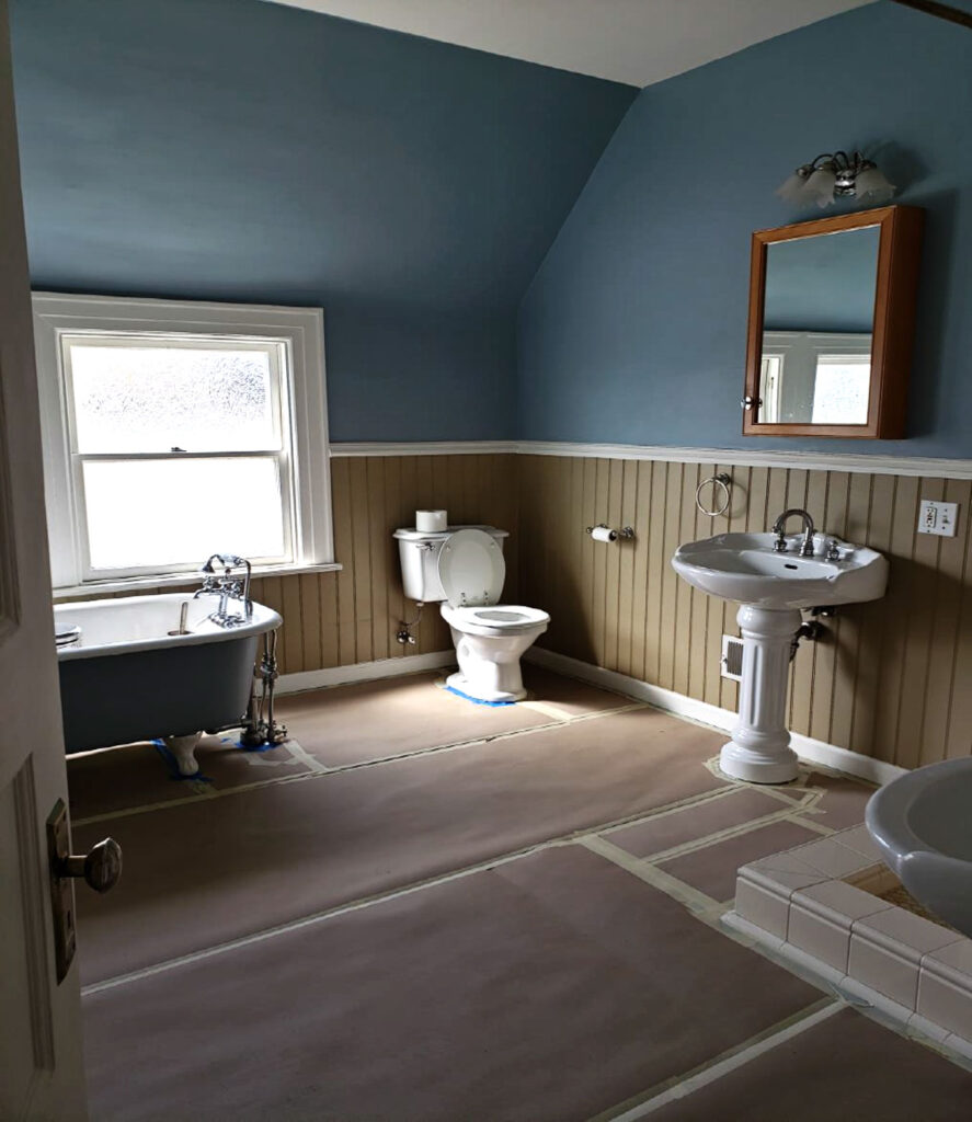 Studio Faushen Design Bathroom work in progress Studio Faushen Design Bathroom work in progress