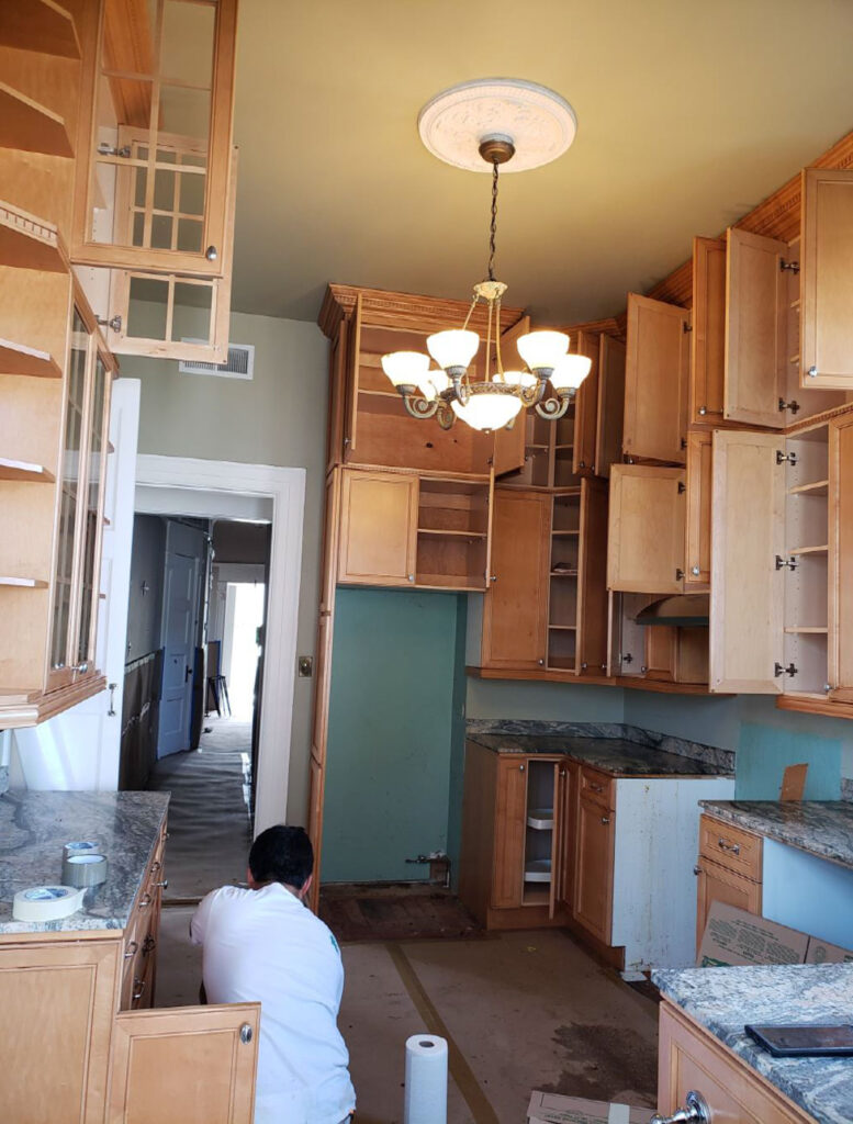 Studio Faushen Design Work in progress on the kitchen interior Studio Faushen Design Work in progress on the kitchen interior